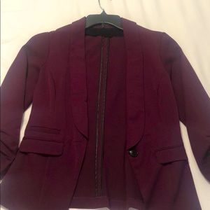 Purple Maurices dress jacket